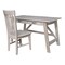 International Concepts Serendipity Desk with 2 Drawers and Chair, Washed Gray Taupe K09-OF-69-C465 - alternate 1